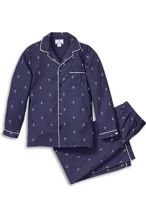 Petite Plume Unisex Portsmouth Anchors Pajama Set