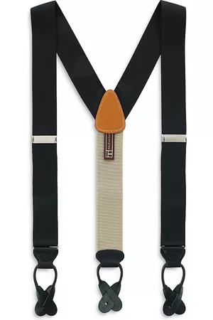 Trafalgar Men Braces - Big & Tall Hudson Solid Color Brace