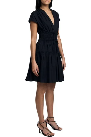 Derek Lam Tora V-Neck Mini Dress