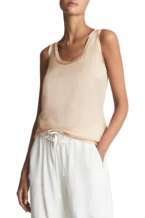 Reiss Riley Silk Blend Tank Top