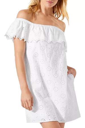Tommy Bahama Harbour Eyelet Swim Cover-Up Dress