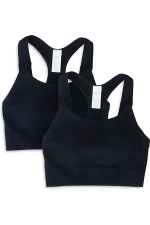 Ingrid & Isabel Seamless Nursing Sports Bra, Pack of 2