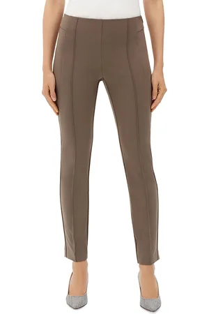 Lafayette 148 New York Acclaimed Stretch Slim Pintuck City Pants