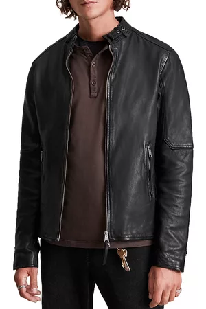 AllSaints Cora Leather Moto Jacket