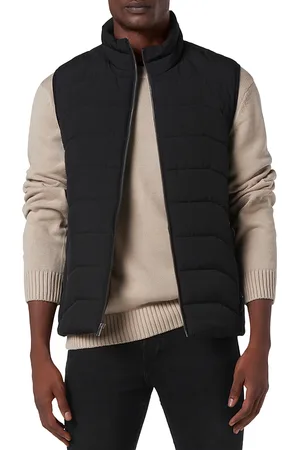 Andrew Marc Garrick Stretch Water Resistant Quilted Puffer Vest