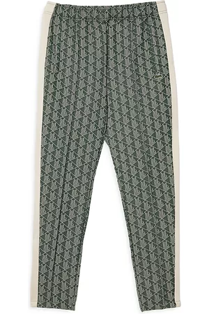 Lacoste Men Sports Pants - Printed Side Stripe Tracksuit Trousers