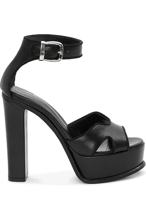 Alexander McQueen Women's Ankle Strap Platform High Heel Sandals