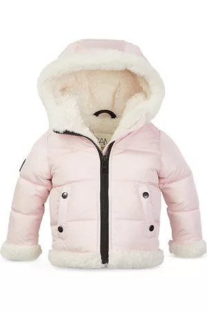 SAM. Baby Boys' & Girls' Matte Blizzard Quilted Fleece Lined Down Jacket - Baby