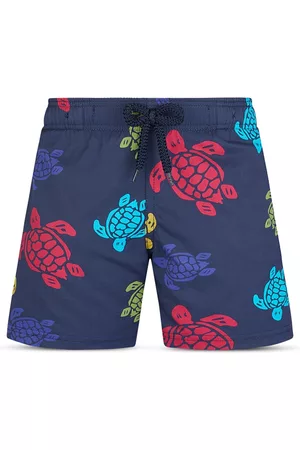 Vilebrequin Boys Ronde Des Tortues Multicolor Stretch Swim Trunks