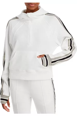 Blanc Noir Women Hoodies - Porto Athletic Stripe Hoodie