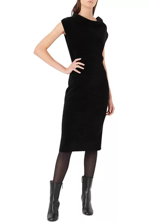 Armani Women Knitted Dresses - Emporio Cowl Neck Knit Dress