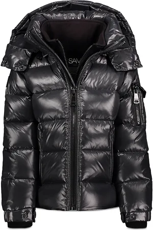 Sam. Little Girl's & Girl's Soho Down Coat - Jet - Size 12