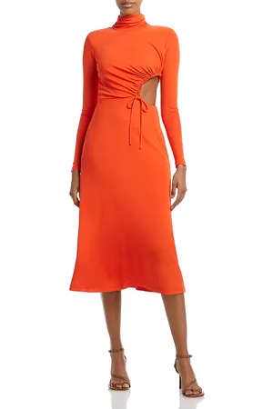 Undra Celeste Turtleneck Cutout Dress