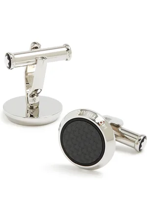 Montblanc Carbon Pattern Cufflinks