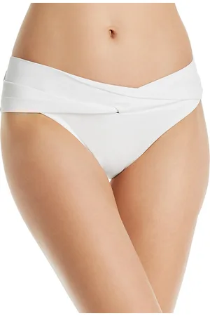 Robin Piccone Ava Solid Twist-Front Bikini Bottom