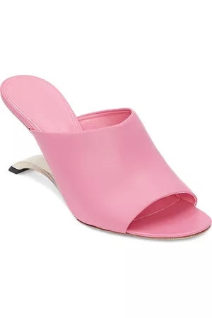Alexander McQueen Women's Arc High Heel Slide Sandals