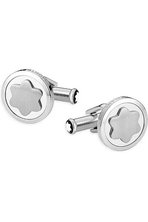 Montblanc Snowcap Stainless Cufflinks