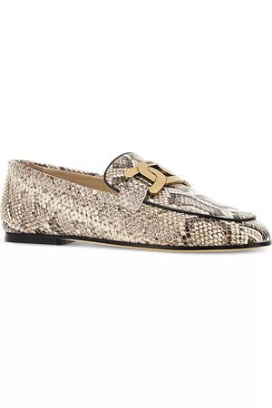 Tod's Women's Kate Almond Toe Leather Loafers