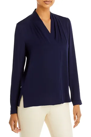 Kobi Halperin Nellie Silk-Blend Pleated Blouse