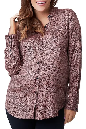 Nom Maternity Charley Print Nursing Top