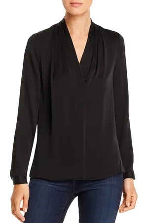 Kobi Halperin Nellie Silk-Blend Pleated Blouse