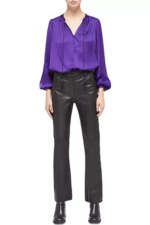 The Kooples Women Leather Pants - Flared Leather Pants