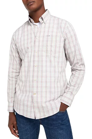 Barbour Alnwick Tailored Fit Plaid Long Sleeve Shirt
