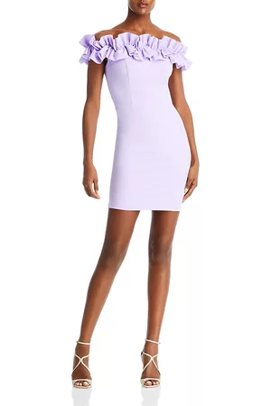Aqua Women Strapless Dresses - Off The Shoulder Ruffle Dress - 100% Exclusive