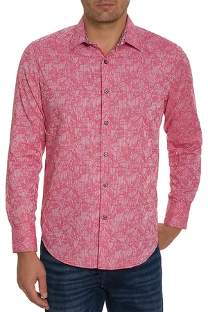 Robert Graham Electric Slide Classic Fit Long Sleeve Pixel Print Shirt