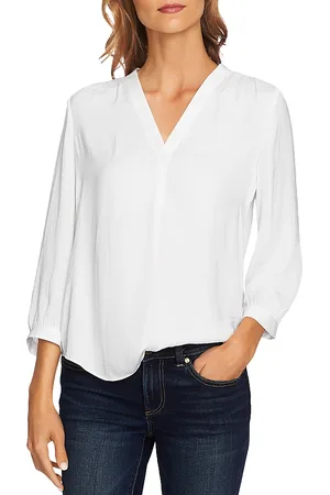 Vince Camuto V Neck Blouse