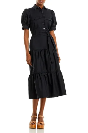 Derek Lam Buffy Tiered Midi Dress