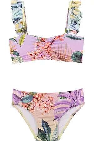 PQ Swim Girls' Flutter Bikini - Little Kid, Big Kid