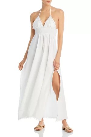 Peixoto Zoe Halter Maxi Swim Cover Up Dress