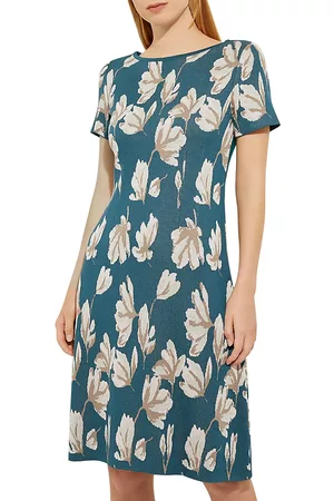 Misook Floral Soft Knit Dress