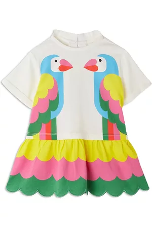Stella McCartney Baby Casual Dresses - Girls' Parrot Jersey Dress - Baby