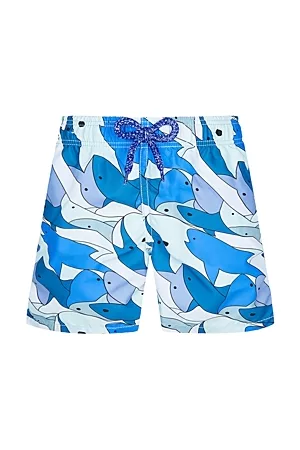 Vilebrequin Kids Swim Shorts - Shark All Around Swim Shorts