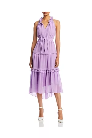 Kobi Halperin Women Midi Dresses - Vale Sleeveless Ruffled Midi Dress