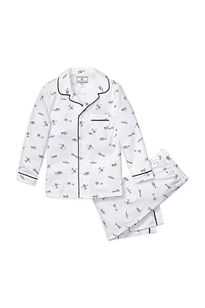 Petite Plume Boys Pajamas - Boys' Par Avion Pajama Set