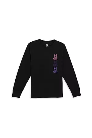 Bunny Long Sleeved T-Shirts - Unisex Dammes Long Sleeve Graphic Tee