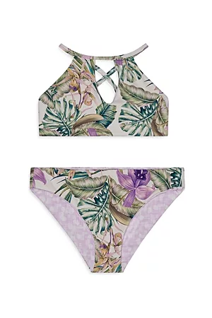 Splendid Girls Loungewear - Girls' Panama High Neck Two Piece Swimsuit