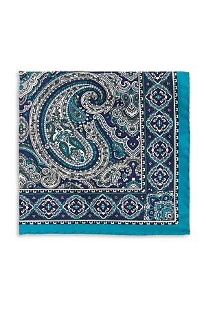CANALI Men Pocket Squares - Paisley Silk Pocket Square
