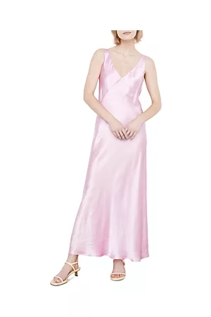 Vince Women Casual Dresses - V Neck Maxi Slip Dress