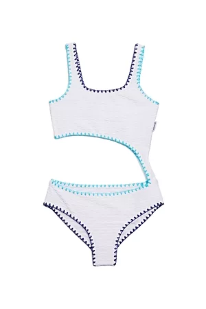 Limeapple Girls Swimsuits - Girls' Ryan Cutout One Piece Swimsuit