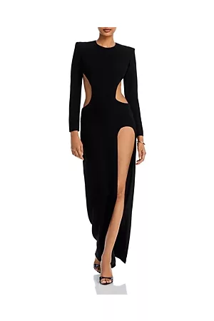 Monot Women V-Neck Dresses - Round Neck Cutout Dress