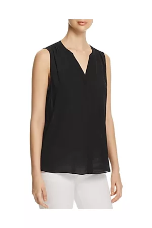 NYDJ Women Blouses - Sleeveless Pleat Back Blouse