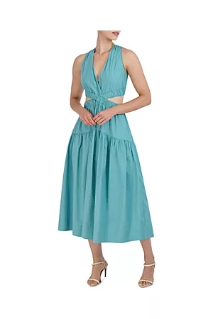 BCBG Max Azria Women Midi Dresses - Day Cutout Sleeveless Midi Dress