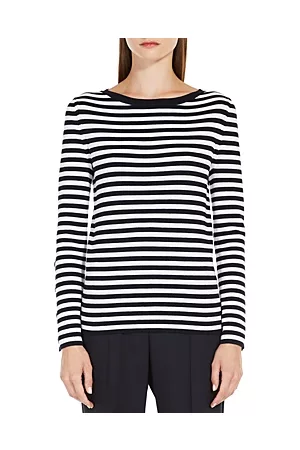 Max Mara Women Sweaters - Ninfa Striped Wool Sweater