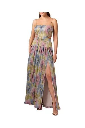 Liv Foster Women Printed Dresses - Printed Cutout Pleat Front Dress