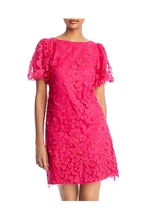 Eliza J Women Printed Dresses - 3D Floral Shift Dress