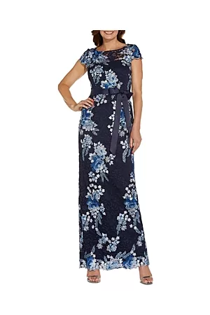 Adrianna Papell Women Evening Dresses - Embroidered Lace Gown